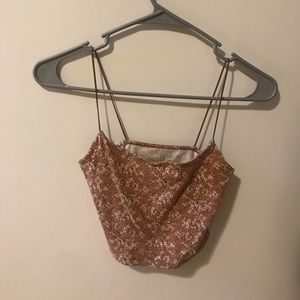 Aeropostale floral crop top